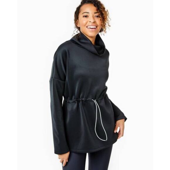 Addison Bay Iverson Pullover Sweatshirt  Black Relaxed Fit Small - Picture 1 of 13